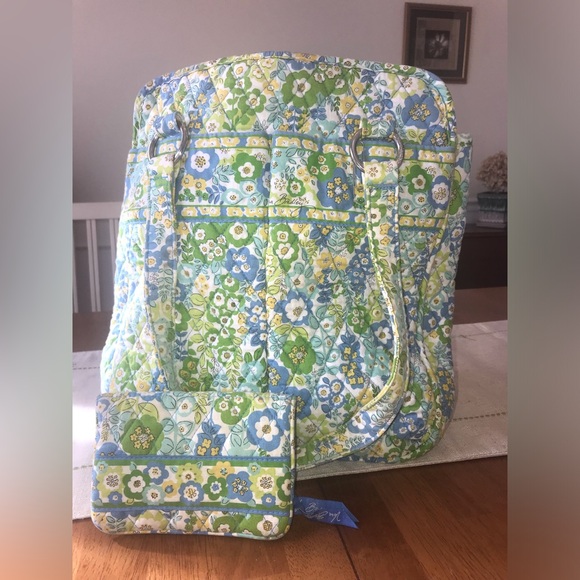 Vera Bradley English Meadow tote and wallet set - Picture 2 of 7